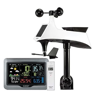 La Crosse Technology WS6867 Station météo colorée semi-pro avec Wifi - Noir