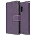 Produktbild Motorola Moto G5 Plus Hülle, Chreey Matt Leder Tasche Retro Handyhülle Magnet Flip Case mit Kartenfach Geldbörse Schutzhülle Etui [Lila]