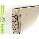 Fotoalbum geschnürt Schnüralbum schwarze Innenseiten mit Spinnwebenzwischenpapier