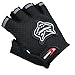 Price comparison product image Mumustar Mens Cycling Gloves Gel Half Finger Non Slip For Bike Bicycle Lovers Shock-Absorbing Breathable Mesh Compression Support Mittens (Black)