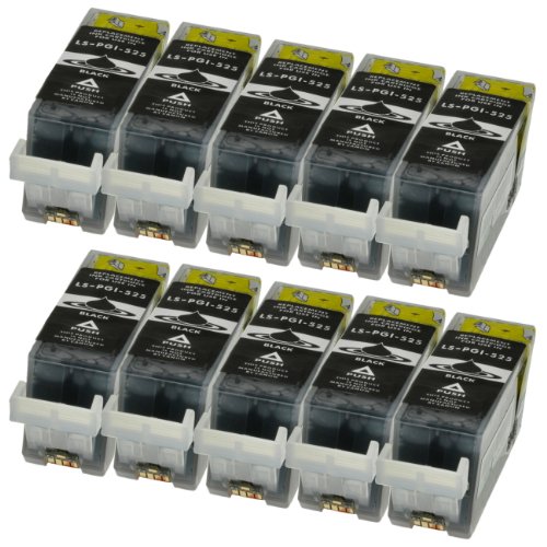 10 Tintenpatronen für Canon PGI-525 Pixma IP 4850 4950 IX 6550 MG 5150 5240 5250 5340 5350 6150 6250 8150 8240 8250 MX 715 885 895