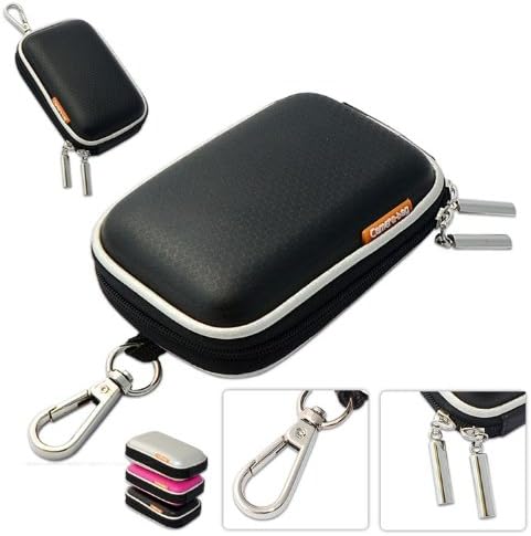 New first2savvv outdoor heavy duty black camera case for NIKON COOLPIX S5200 with mini tripod