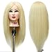 Neverland 23 inch Long 100% Hair Practice Mannequin Manikin Training Head with Clamp Blonde UK Stock