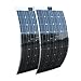 Produktbild ECO-WORTHY 200W Solarzellen - 2 x 100W Solarmodul MONOKRISTALLIN Flex, Semi-flexibel, biegbar, für Solarpanel Marine-RV, Boot Batterie-Ladegerät 12 V-System