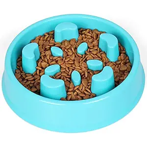 JASGOOD Slow Feeder Dog Bowl-Stop Bloat Dog Bowl for Fast Easters,Slow Eating Dog Bowl