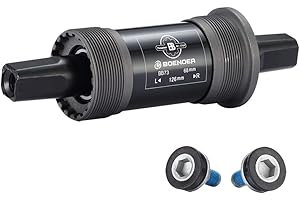 BYNCCEA Beonoea Boîtier de pédalier carré pour vélo, Support de Pédalier Fileté pour Vélo Support de Pédalier de VTT à Cône Carré avec Vis pour Pédalier à Cône Carré Support de Pédalier à Cône Carré