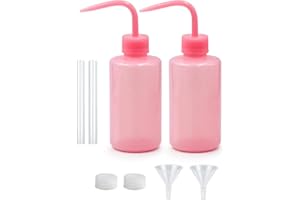 REYSHIN Bouteille ExtrudéE Bouteille en Plastique ExtrudéE Bouteille de Nettoyage de Bouteille de Laboratoire MatéRiau Ldpe éQuipement de Nettoyage de Laboratoire Bouteille D'Extrusion D'Eau (Rose 250ml)
