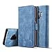 Produktbild Samsung Galaxy S9 Plus Hülle, Galaxy S9 Plus Handyhüle, Alfort Prämie PU Leder Schutzhülle Mesh Wärmeableitung Lederhülle Tasche Wallet Case Cover für Samsung S9 Plus Smartphone 6.2" mit Kartensteckplatz und Standfunktion ( Blau )