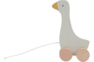 Tiamo Little Dutch 7071 Little Goose Gans - Juguete para aprender a tocar (madera, certificado FSC)