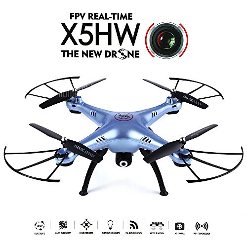 Preisvergleich Produktbild Syma X5HW Drohne mit Barometer WiFi Cam FPV Blau