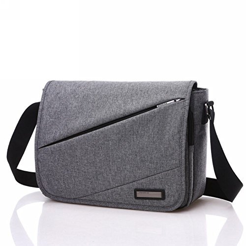 New Star - Bolso al Hombro de Material Sintético para Hombre Gris Gris
