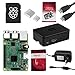 Produktbild Raspberry Pi 3 KOMPLETTES Starter Kit, Black, 16GB Edition - Pi3 Model B Barebones Computer Motherboard 64bit Quad-Core CPU 1GB RAM, Black Pi3 Case, 2,5A Netzteil, 183cm HDMI Kabel, 2 Wärmeableiter