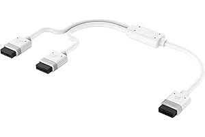 Corsair iCUE LINK Y-Cable - 600mm Straight - White