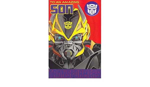 4 Cartes Danniversaire Avec Badge Transformers Bijoux Et Cosmetique Jeux Et Jouets Centroarco Com