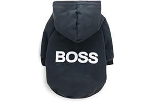 BT BEAR Dog Hoodie,Fashion Soft Cotton Puppy Hoodie Pet Clothes Warm Autumn Winter Coat for Cats,Small Dogs Medium Dogs (X-Small, Black)