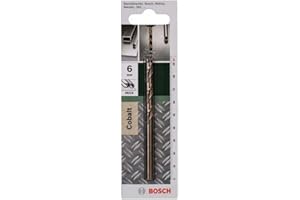 Bosch 2609255074 Foret à métaux rectifié HSS-Co DIN 338 - Longueur 93 mm - Diamètre 6 mm
