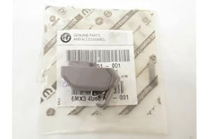 GENERICO Gancio Supporto Fissaggio Aletta Parasole Compatibile con Alfa Romeo Stelvio Pantina Originale Destro Sinistro (Grigio)