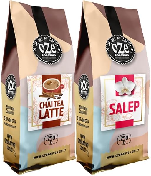 Ozeline Oze Kahve Fırsat Seti Salep, Chai Tea Latte 2'li 250G