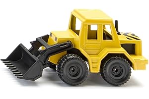 siku 0802, Trattore con caricatore frontale, Metallo e Plastica, Giallo e Nero, Caricatore frontale mobile