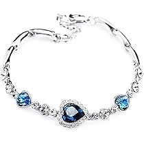 Set Gioielli Ogquaton - Orecchini E Collana Zircone Blu, Design Creativo - Foto 3