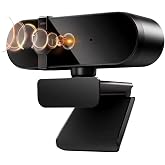Coverzone WebCam 4K Konferans Kamera Gizlilik Bandı Dahili Mikrofon Chat G&ouml;r&uuml;nt&uuml;l&uuml; Sohbet Yayın Kamerası HD Video Web Kameras