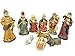 Produktbild lalilaco Weihnachtskrippen Set von 10 Figuren Kunstharz Material