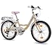 Produktbild 20" Zoll CITY BIKE KINDERRAD MÄDCHENFAHRRAD CHRISSON RELAXIA 2.0 mit 6 Gang SHIMANO StVZO ivory coast