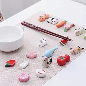 Dishykooker Watermelon Tomato Shape Ceramic Chopstick Rest Dining