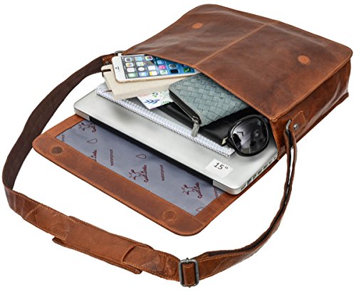 Gusti Leder studio  Pharell  Laptoptasche MacBook 13  Arbeitstasche Lehrertasche Aktentasche Businesstasche wasserfester Innenstoff 13 Zoll B  rotasch