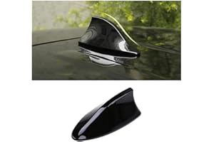 MNBHJGR Antena Aleta Tiburon, para Dacia Duster 2018-2023 2024 Coche Techo Superior Am/FM Radio Antena Aleta de tiburón Antena Universal de señal,A