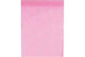 SANTEX Tessuto non tessuto 30 cm (25 m di lunghezza), runner decorativo in tessuto non tessuto, decorazione per festa di nozze rosa