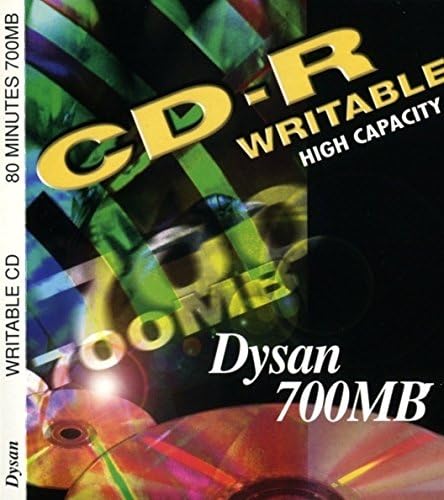 DYSANCD-R 700MB BLANK MEDIA - PACK 10
