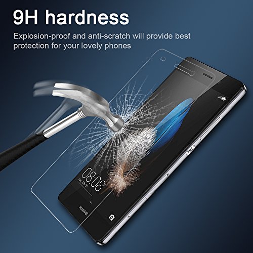  3Unidades Protector de pantalla Huawei P8 Lite Vanzon   Cristal Vidrio Templado Premium Para Huawei P8 Lite