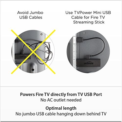 Mission Cables MC-6 micro-USB Stromkabel (für Fire TV Stick, 24 cm) - 2