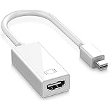 Topop Mini DisplayPort DP to HDMI Adapter Cable, Supports Thunderbolt for Apple Mac, MacBook Air Pro, iMac