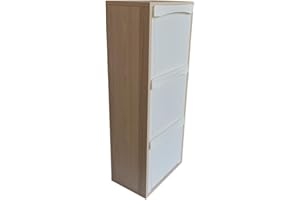 LIBEROSHOPPING.EU - LA TUA CASA IN UN CLIK Mobile in Legno Raccolta DIFFERENZIATA 3 VANI 25X40 CM H 101 CM (Rovere)