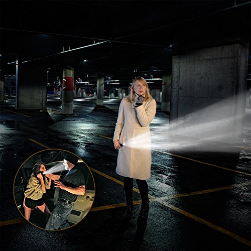 Mini EDC Taschenlampe Superhell – Coomatec SD-200 Ultra starken 450 Lumen LED Tactical Flashlight Schafft Zoom - 7