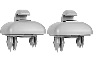 ZINGKING 2 pezzi Clip per Visiera Auto, Gancio Parasole per Auto,supporti per parasole,8U0857562A con clip per paraluce in plastica,per auto per A1, A3, A4, A5, S3, S4, S5, Q3, Q5, TT,