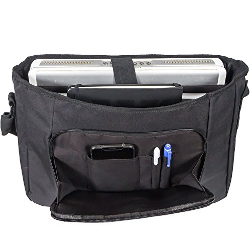 Luxburg Messenger Bag Umhängetasche Laptoptasche Notebooktasche mit Tragegurt Tasche für Laptop / Notebook Computer 15,6 Zoll - 4