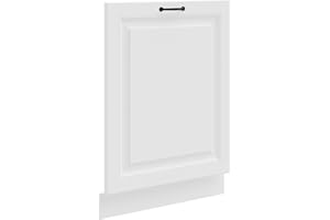 Kuechen-preisbombe Frontblende für vollintegrierten Geschirrspüler 60 cm Stilo Weiß Küche Landhaus