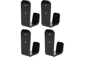 ZERODIS Supports de Bâtons de Hockey 4 Pièces, Supports de Cintre de Bâtons de Hockey Horizontaux en Acrylique Supports de Bâtons de Hockey Muraux pour Garage de Bar de Club