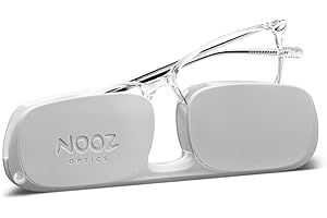 Nooz Okulary do czytania - Korekcja kolorów kryształów +2.50 - Prostokątny kształt - Dla mężczyzn i kobiet - Model Bao Essential Collection, Kryształ, Talla única