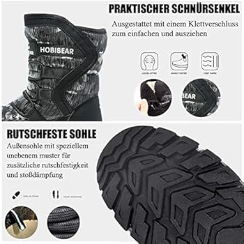 Kinder Winterstiefel Wasserdicht - Warm Gefüttert Für Schnee & Eis