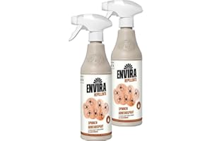 ‎ENVIRA Envira Spinnen Abwehrspray 2 x 500 ml - Spray mit Langzeitwirkung gegen Spinnen, Winkelspinnen, Kreuzspinnen, Weberknecht - Mittel gegen Spinnen in der Wohnung - Effektive Spinnenabwehr (PT19)