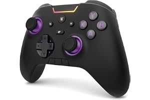 Kreo Surge XB Wireless Gaming Controller with Hall Effect Joysticks & Triggers, Tri-Mode, Turbo Mode, Macro Buttons, RGB, 1000Hz Polling, Gaming controller for PC Wireless, Android.