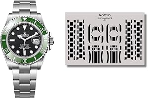 NOOYO Pellicola protettiva per Rolex Submariner 41 protezione per cassa, bracciale e chiusura Numero di riferimento 124060, 126610LN, 126610LV e altro