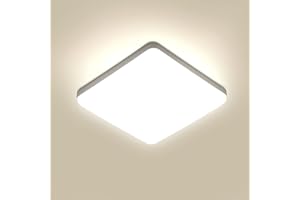 Comely LED Ceiling Light 36W, 4050LM Super Bright Square Ceiling Lamp, Daylight 4000K Moderne LED Panel Light for Living Room, Bedroom, Kitchen, Hallway, Balcony