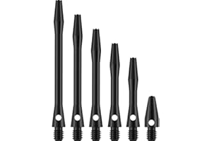 DESIGNA DARTS Metal Dart Shafts | 3 Sets of Anodised Aluminium Metal Stems, Multiple Sizes and Colours