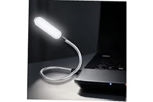 PiniceCore 1pc USB Mini Book Light Lampada Tavolo Flessibile LED USB Lamp for Pc Laptop Computer a Risparmio Energetico Portatile della Luce del Libro per Lo, Camera Letto, Ufficio,