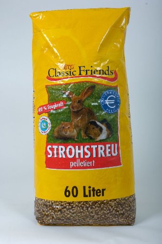 Preisvergleich Produktbild Classic Friends Strohstreu 60ltr 1 X Einheit / Stück